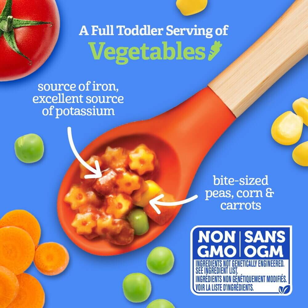 GERBER Lil' Entrées® Pasta Stars in Meat Sauce