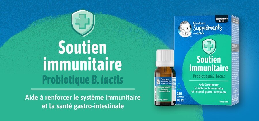 Suppléments pour le soutien immunitaire GERBER Gouttes