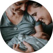 Young parents welcoming a newborn