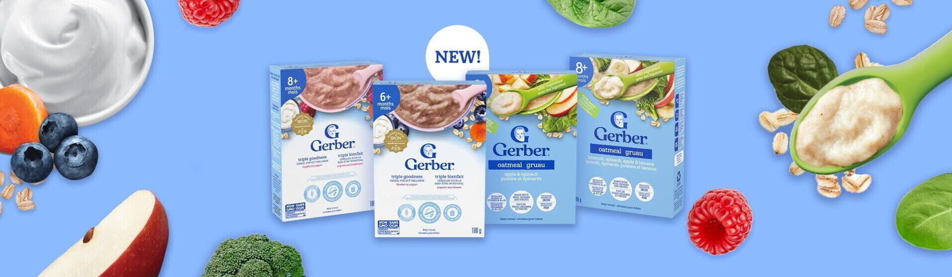 Cereals for babies and toddlers | Gerber®